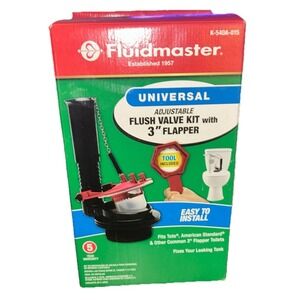 Fluidmaster K-540A-015 Universal 3-Inch Toilet Flush Valve Repair‎ Kit .